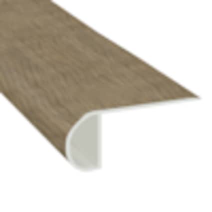 CoreLuxe Dockside Ash Waterproof Vinyl 1 in. Thick x 2.23 in. Wide x 7.5 ft. Length Low Profile Stair Nose
