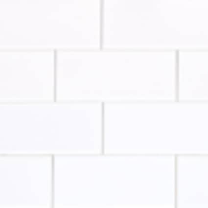 Avella 3in. X 6 in. Vivid White Subway Tile