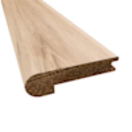 Bellawood Prefinished Nautilus Hickory Wire Brushed 1/2 in. Thick x 2.75 in. Wide x 6.5 ft. Length Stair Nose