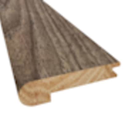 Bellawood Artisan Prefinished Bristol Tavern Hickory 7/16 in. Thick x 3.13 in. Wide x 6.5 ft. Length Stair Nose