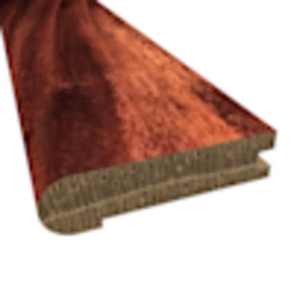 Bellawood Prefinished Jasper Mahogany Hardwood 3/4 in. Thick x 3.125 in. Wide x 78 in. Length Stair Nose
