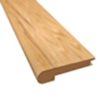 null Prefinished Matte Hickory Hardwood 7/16 in. Thick x 2.75 in. Wide x 78 in. Length Stair Nose