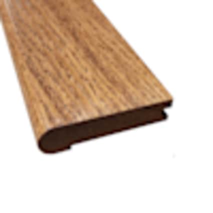Bellawood Prefinished English Brown Oak Hardwood 3/4 in. Thick x 3.125 in. Wide x 78 in. Length Stair Nose