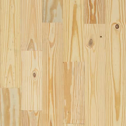 3/4 in. Southern Yellow Pine Unfinished Solid Hardwood Flooring 5.13 in. Wide