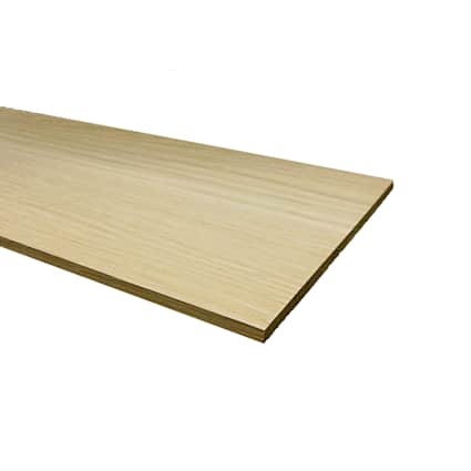Unfinished White Oak Solid Hardwood 11/32 in thick x 7.5 in wide x 36 in Length Retro Fit Riser