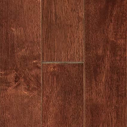 3/4 in. Moroccan Cherry Hevea Solid Hardwood Flooring 3.5 in. Wide