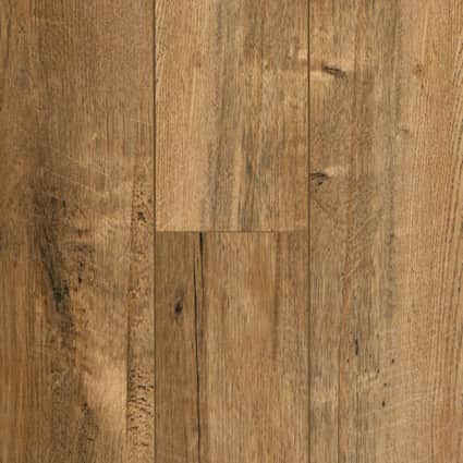 12mm+pad Copper Sands Oak Laminate Flooring 6.18 in Wide x 50.78 in. Long