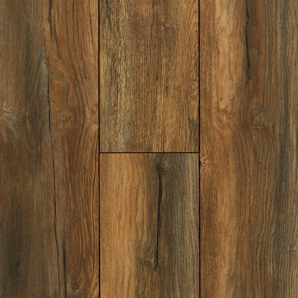 12mm New Haven Harbor Oak Laminate Flooring 7.4 in. Wide x 50.59 in. Long