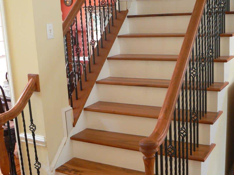 stairs showing riser feature