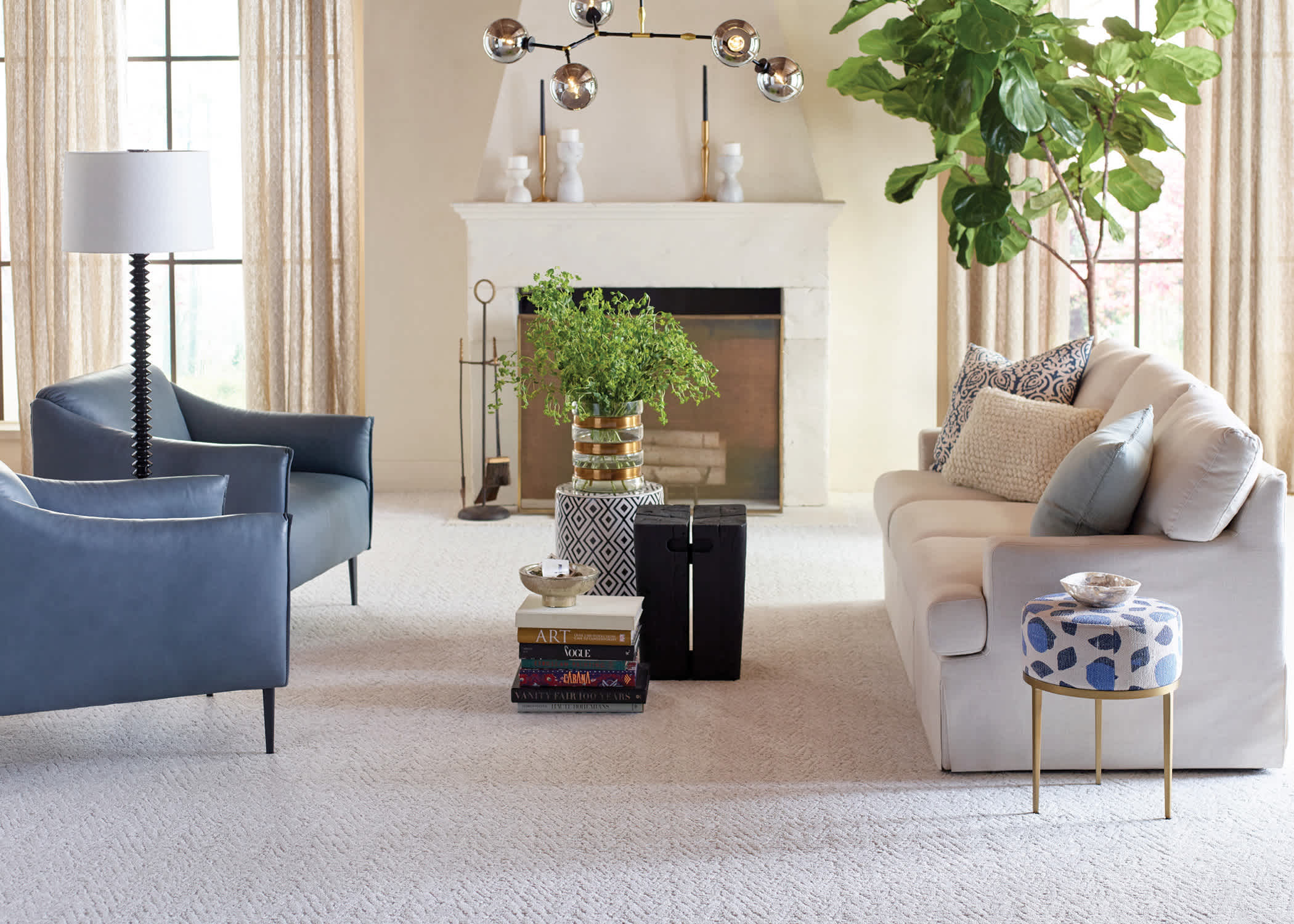 Carpet In A Living Room