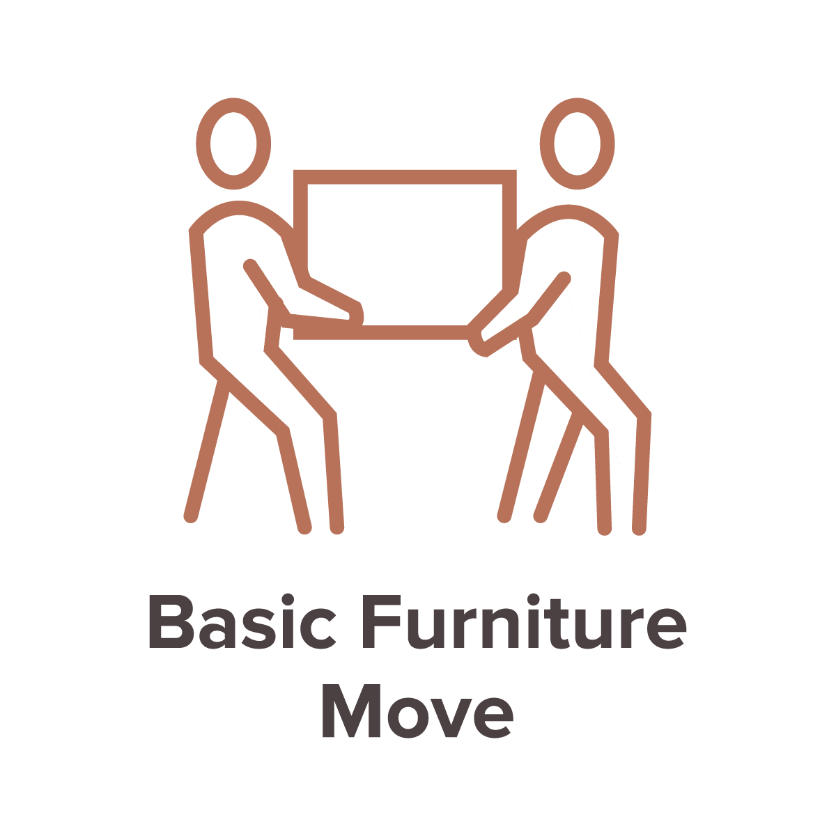 people moving furniture icon