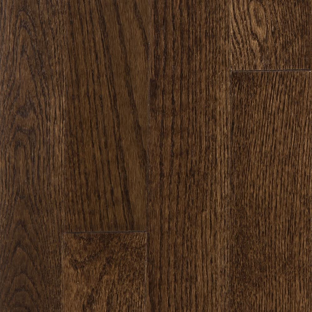 3/4 in. Mocha Oak Solid Hardwood Flooring 3.25 in. Wide