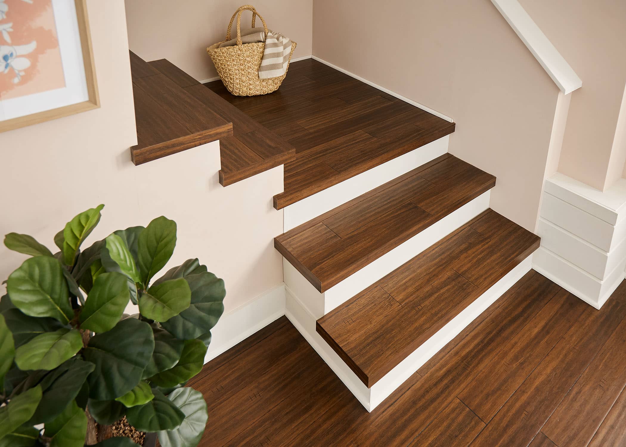 retro-fit treads installed on stairs.
