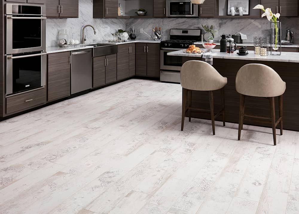 kitchen water-resistant laminate flooring - 12mm Tapestry Oak 24 Hour Water-Resistant Laminate Flooring