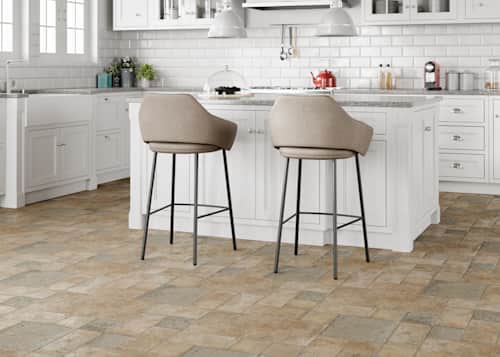 kitchen water-resistant laminate flooring - 8mm+pad Twilight Terrace Stone 24Hr Water-Resistant Laminate Flooring