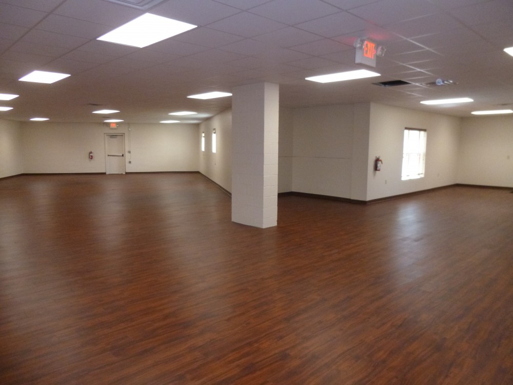 large room with new flooring