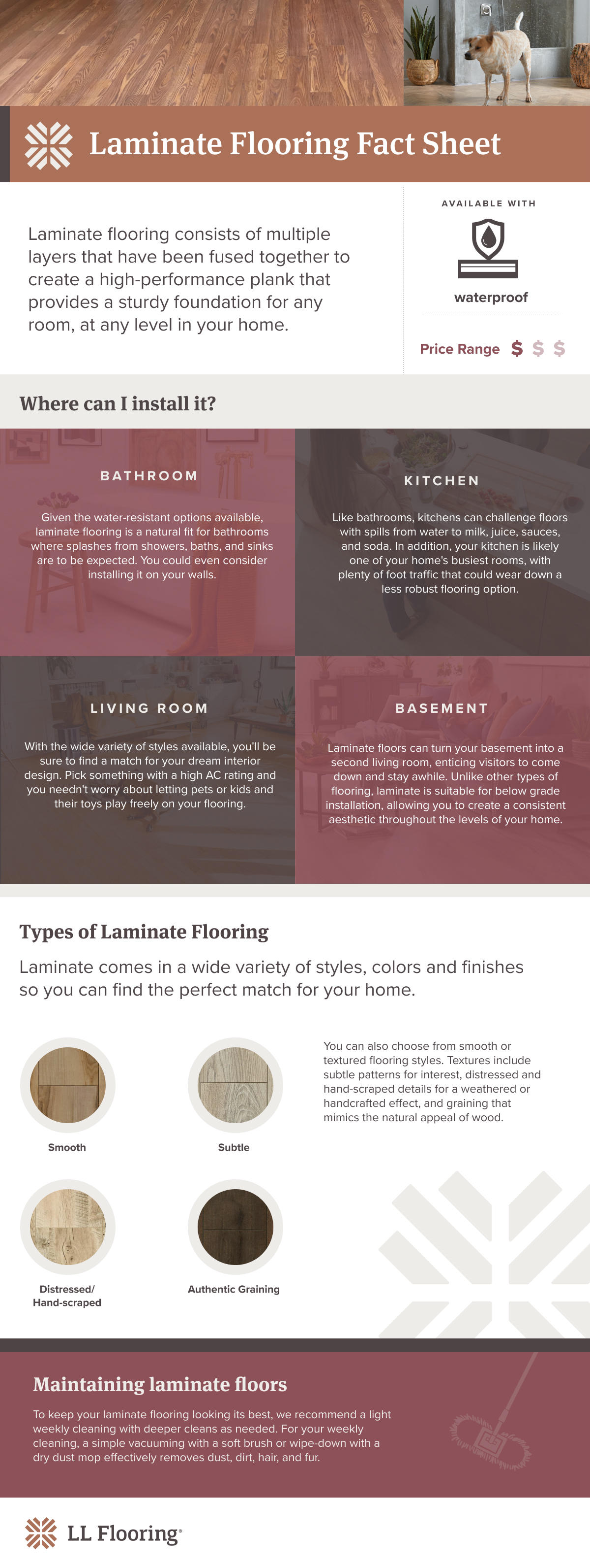 faq fact sheet brochure for laminate flooring