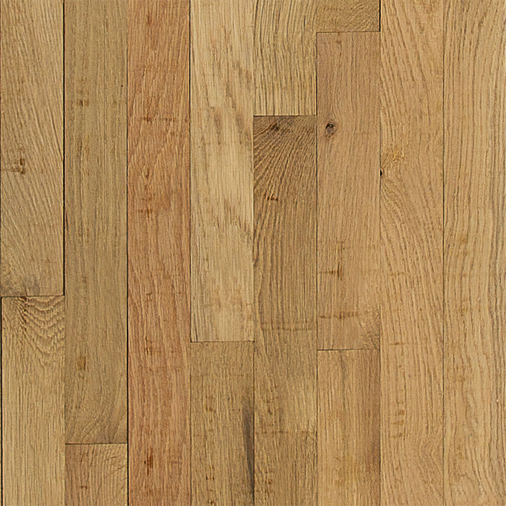 .75 in. x 2 .25 in. Natural White Oak Unfinished Solid Hardwood Flooring