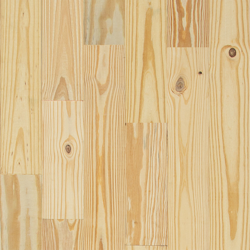 3/4 in x 5.125 in Southern Yellow Pine Unfinished Solid Hardwood Flooring