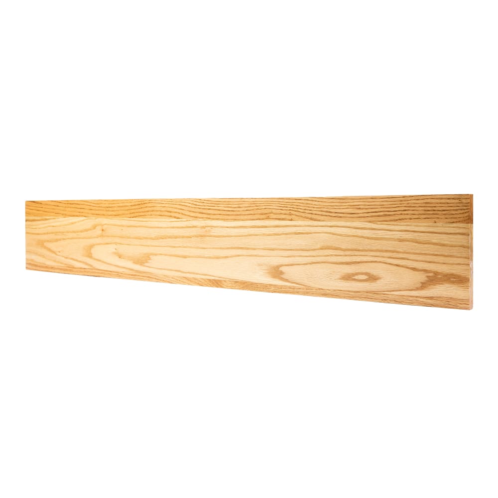 Prefinished Red Oak Solid Hardwood 3/4 in thick x 7.5 in wide x 48 in Length Riser