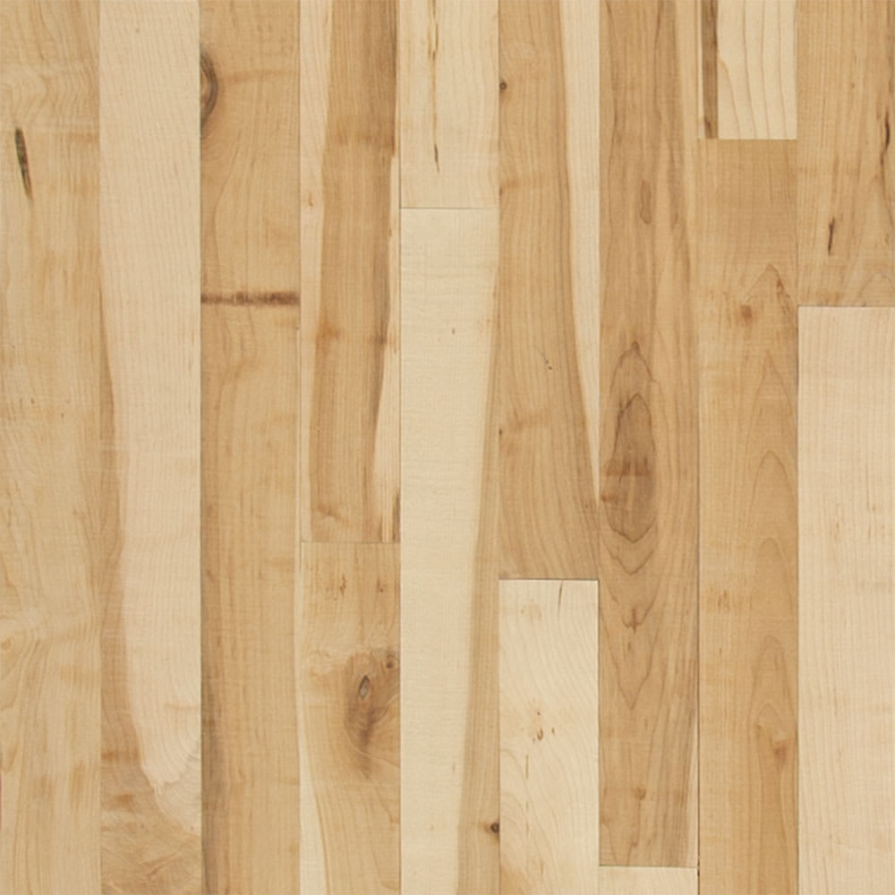 3/4 in. x 2.25 in. Natural Maple Unfinished Solid Hardwood Flooring