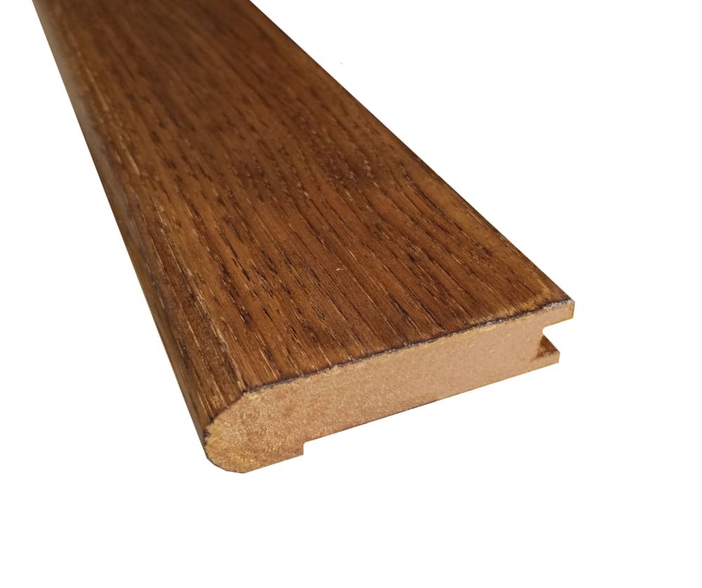 Prefinished Summer Harvest Hardwood 3/4 in thick x 3.125 in wide x 78 in Length Stair Nose
