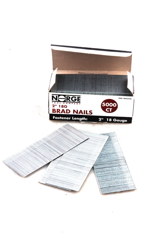 2" 18ga. Heavy Duty Brad Nails 5000-Count