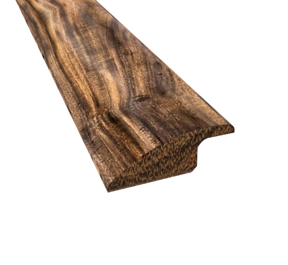 Prefinished Tobacco Road Hardwood 1/2 in thick x 2 in wide x 78 in Length Reducer