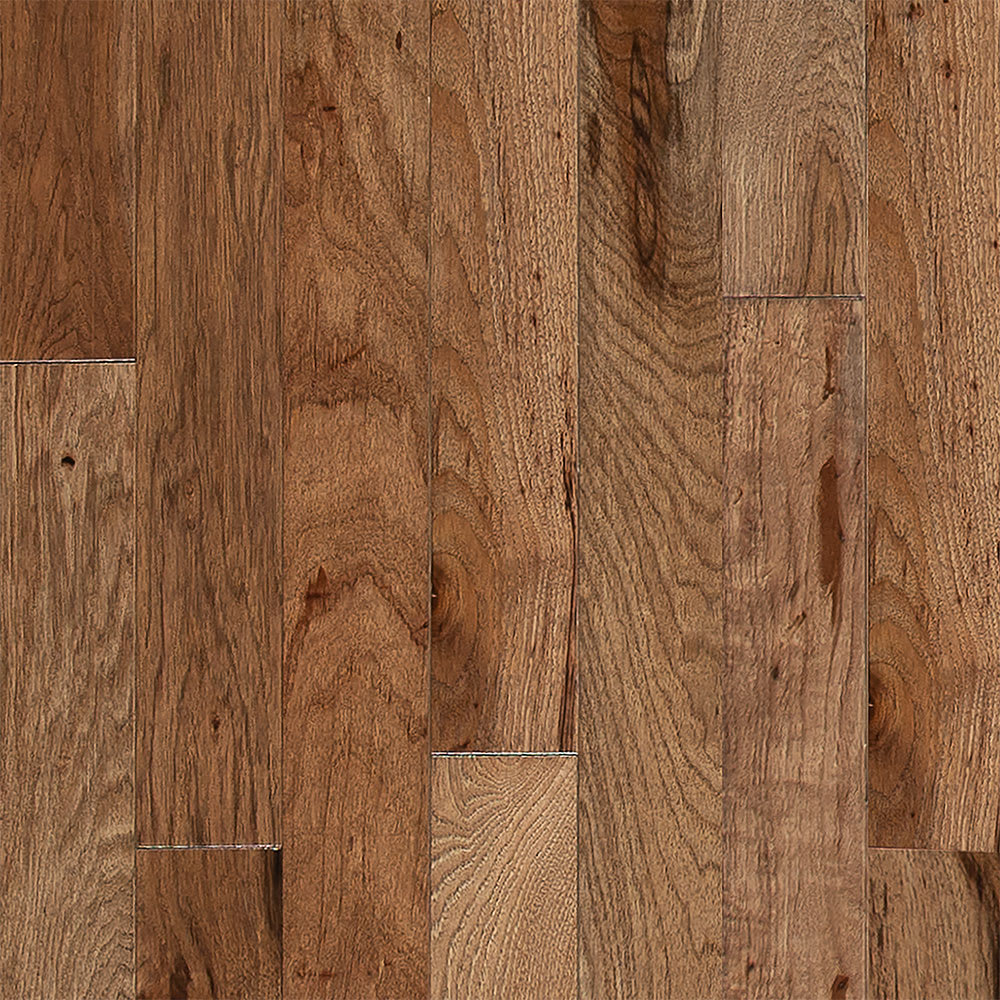 3/4 in. x 3.25 in. Walnut Hickory Solid Hardwood Flooring