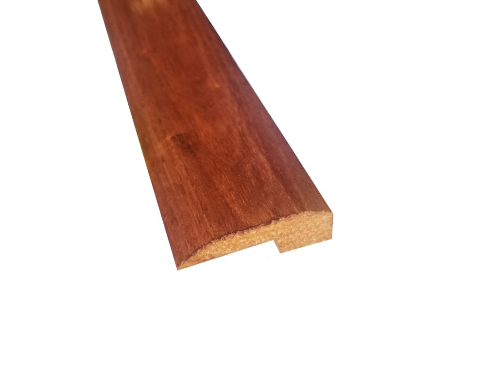 Prefinished Copper Hevea Hardwood 5/8 in thick x 2 in wide x 78 in Length Threshold