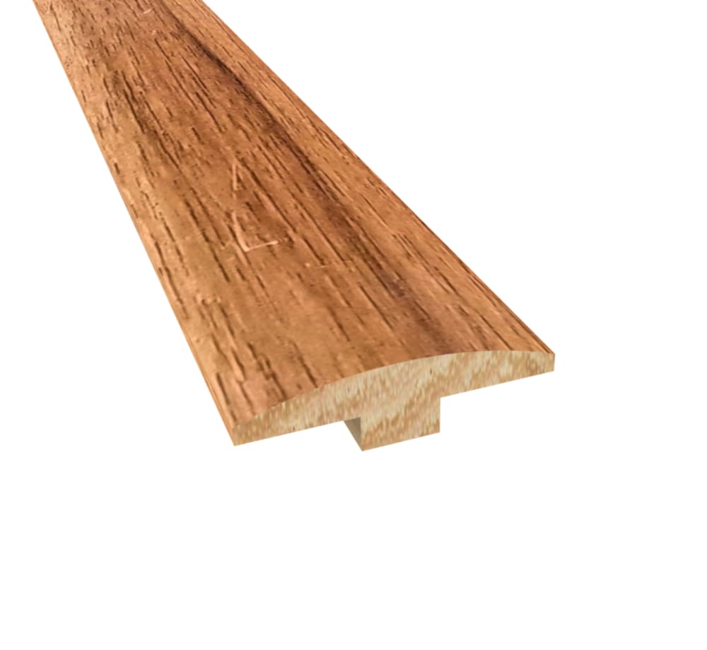 Prefinished Walnut Hickory Hardwood 1/4 in thick x 2 in wide x 78 in Length T-Molding