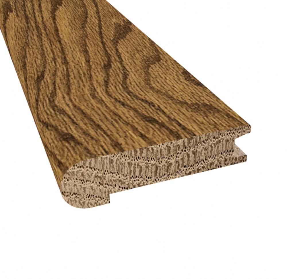 Prefinished Paradise Valley Oak Hardwood 3/4 in thick x 3.125 in wide x 78 in Length Stair Nose