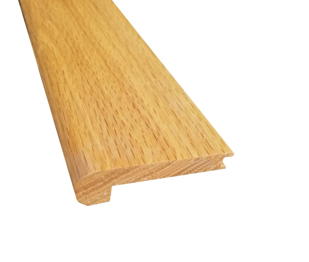 Prefinished Natural Red Oak Hardwood 1/2 in thick x 2.75 in wide x 78 in Length Stair Nose