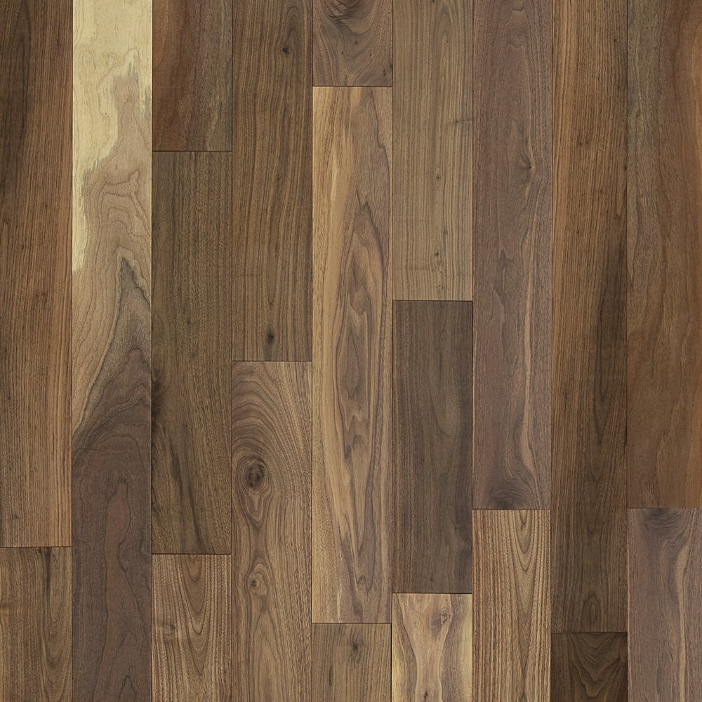 Matte American Walnut Solid Hardwood Flooring
