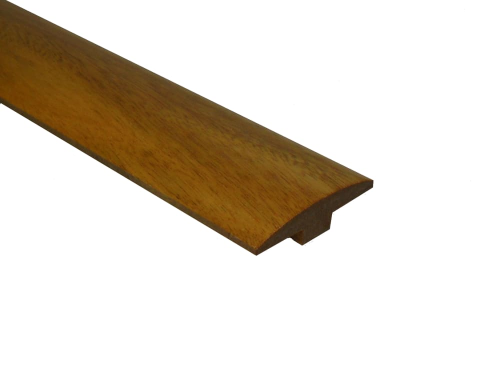 Prefinished Golden Teak Tamboril 1/4 in thick x 2 in wide x 78 in Length T-Molding