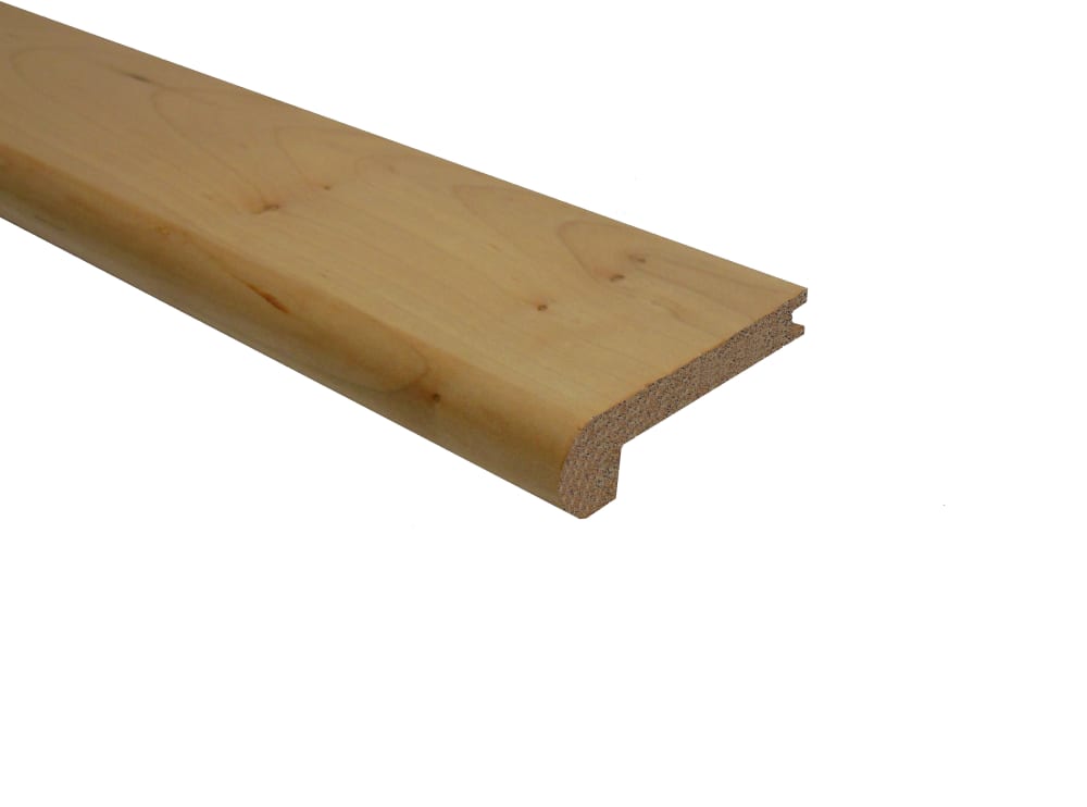 Prefinished Maple Hardwood 3/8 in thick x 2.75 in wide x 78 in Length Stair Nose