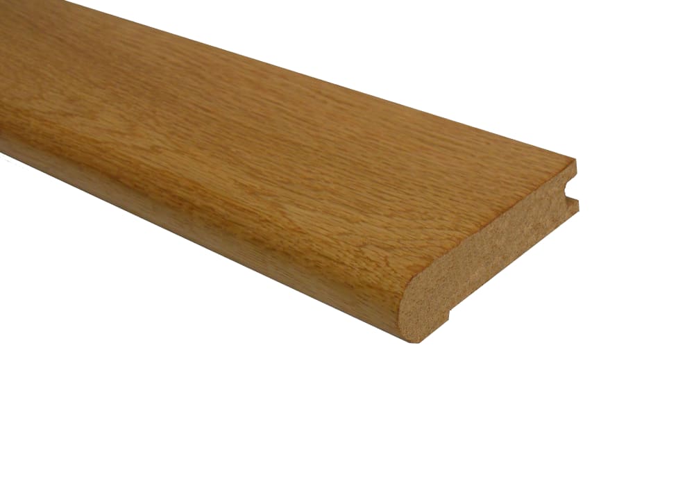 Prefinished White Oak Hardwood 3/4 in thick x 1/8 in wide x 78 in Length Stair Nose