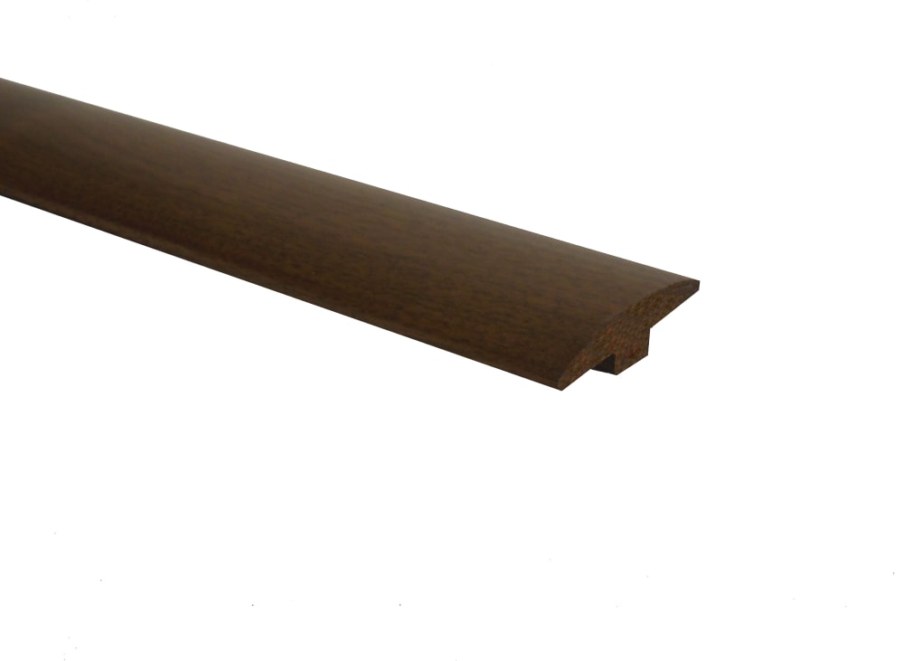 Prefinished Matte Brazilian Pecan Hardwood 1/4 in thick x 2 in wide x 78 in Length T-Molding