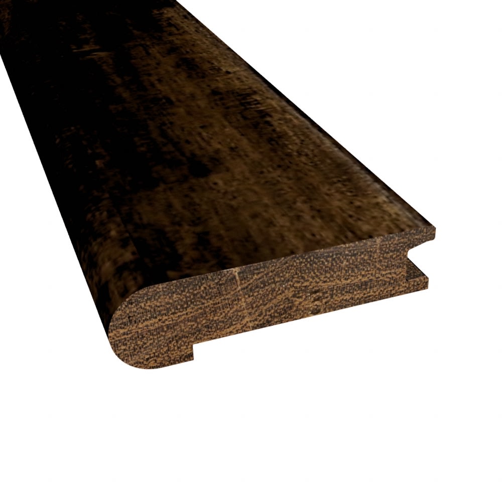 Prefinished Palm Acacia Hardwood 3/4 in thick x 3.125 in wide x 78 in Length Stair Nose