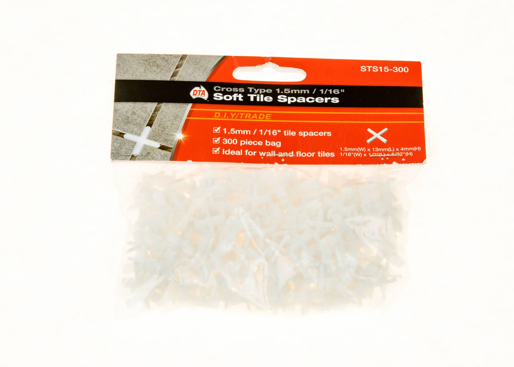 1/16" Soft Tile Spacers 300-Count