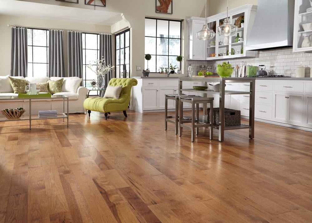 3/4 in. x 5 in. Sugar Mill Hickory Solid Hardwood Flooring