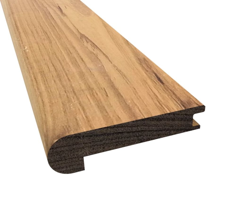 Prefinished Matte Brazilian Pecan Hardwood 1/2 in thick x 2.75 in wide x 78 in Length Stair Nose