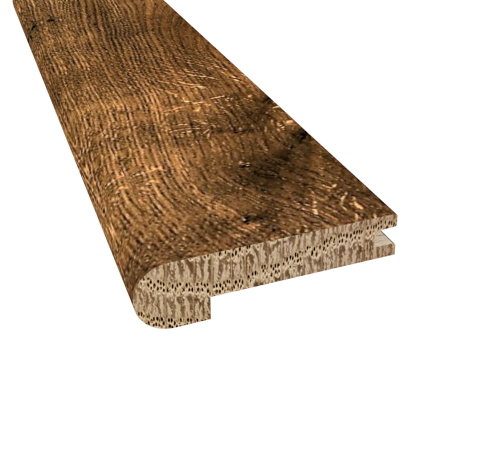 Distressed Willow Manor Oak Hardwood 1/2 in thick x 2.75 in wide x 78 in Length Stair Nose