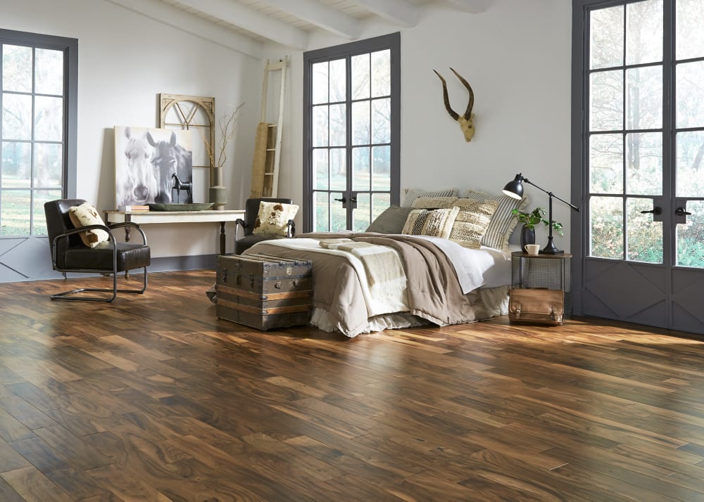 3/8 in. x 5 in. Natural Acacia Distressed Engineered Hardwood Flooring