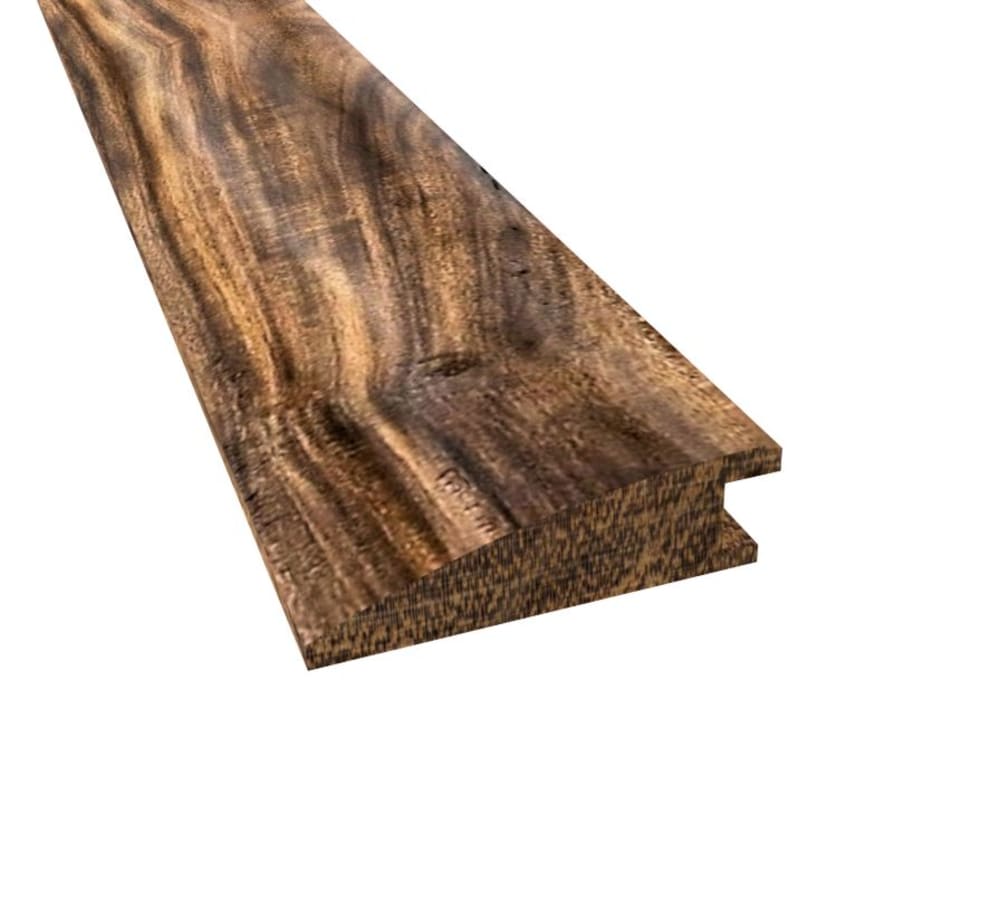 Prefinished Tobacco Road Acacia Hardwood 9/16 in thick x 2 in wide x 78 in Length Reducer
