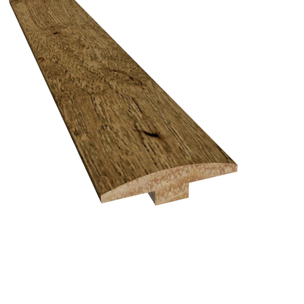 Prefinished Copper Ridge Hickory Hardwood 1/4 in thick x 2 in wide x 78 in Length T-Molding
