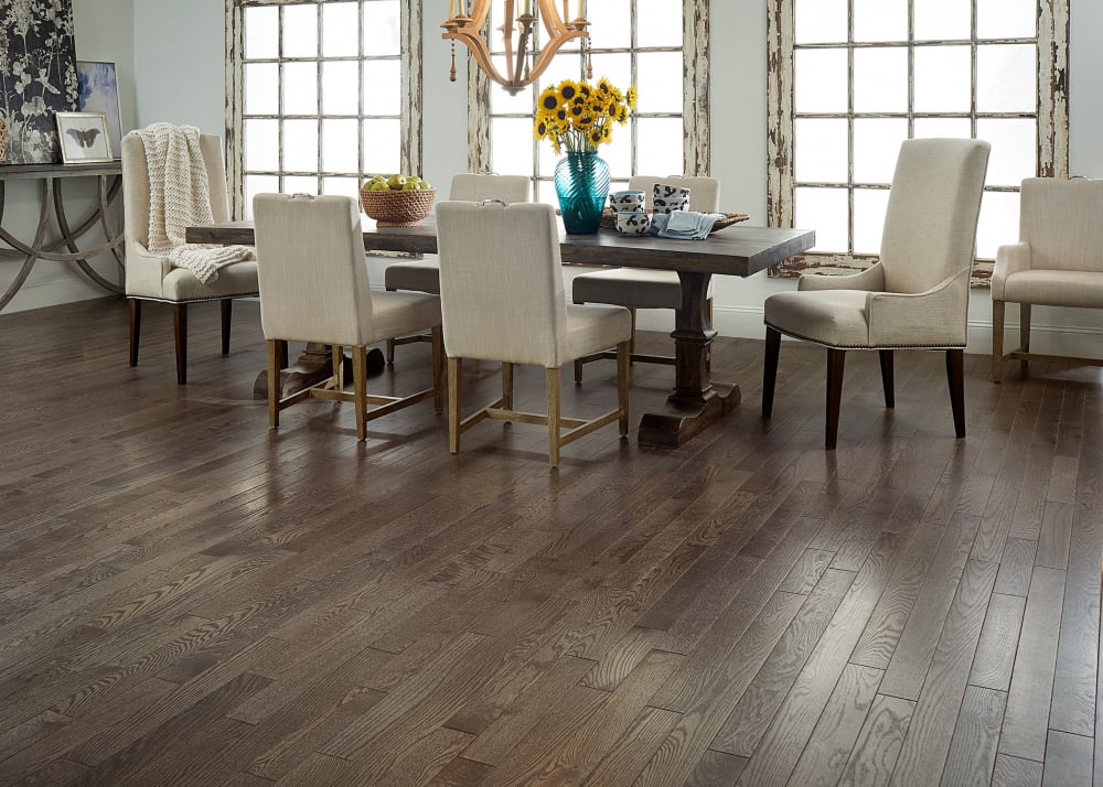 3/4 in. x 3.25 in. Gray Fox Oak Solid Hardwood Flooring