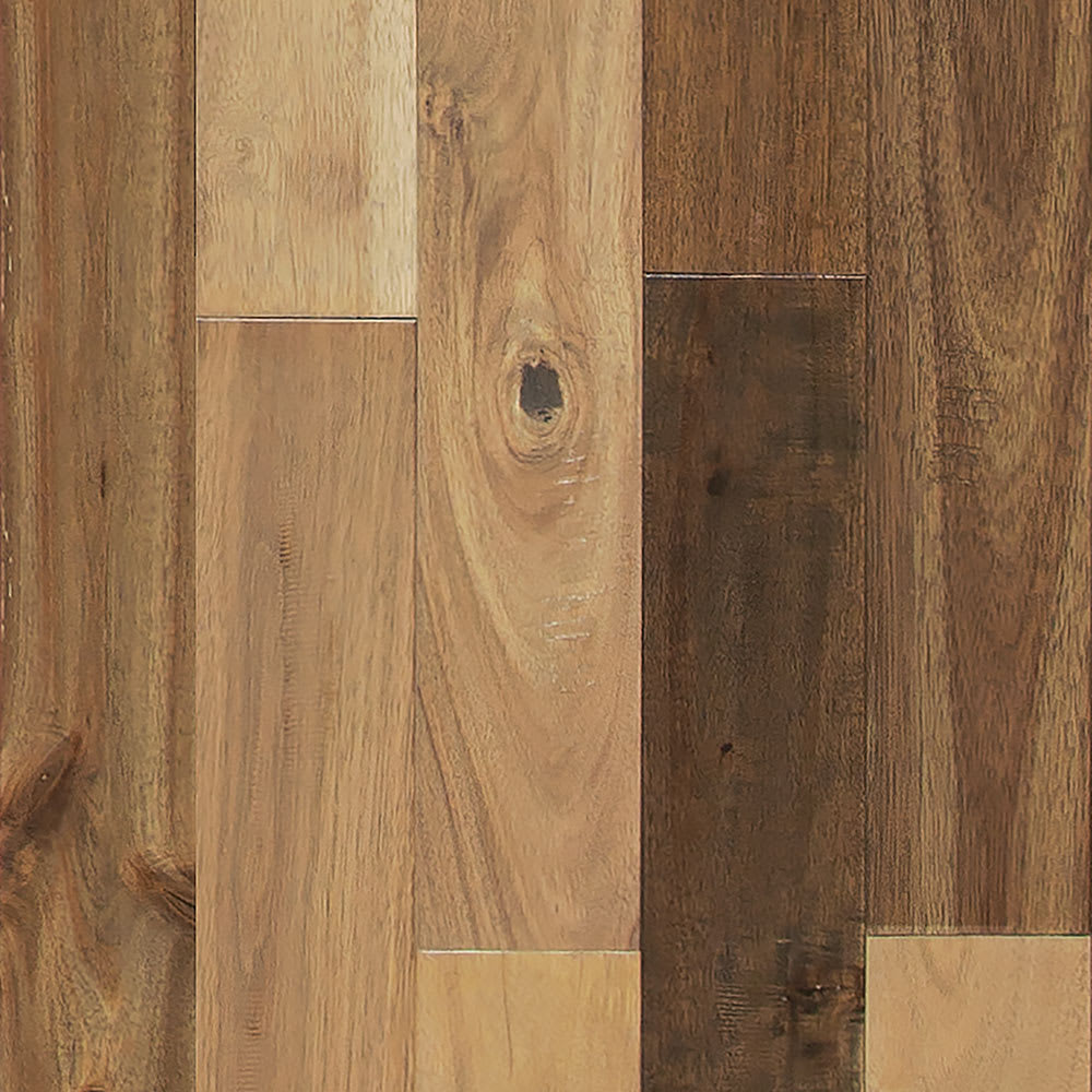 3/4 in. x 3.5 in. Bar Harbor Acacia Distressed Solid Hardwood Flooring