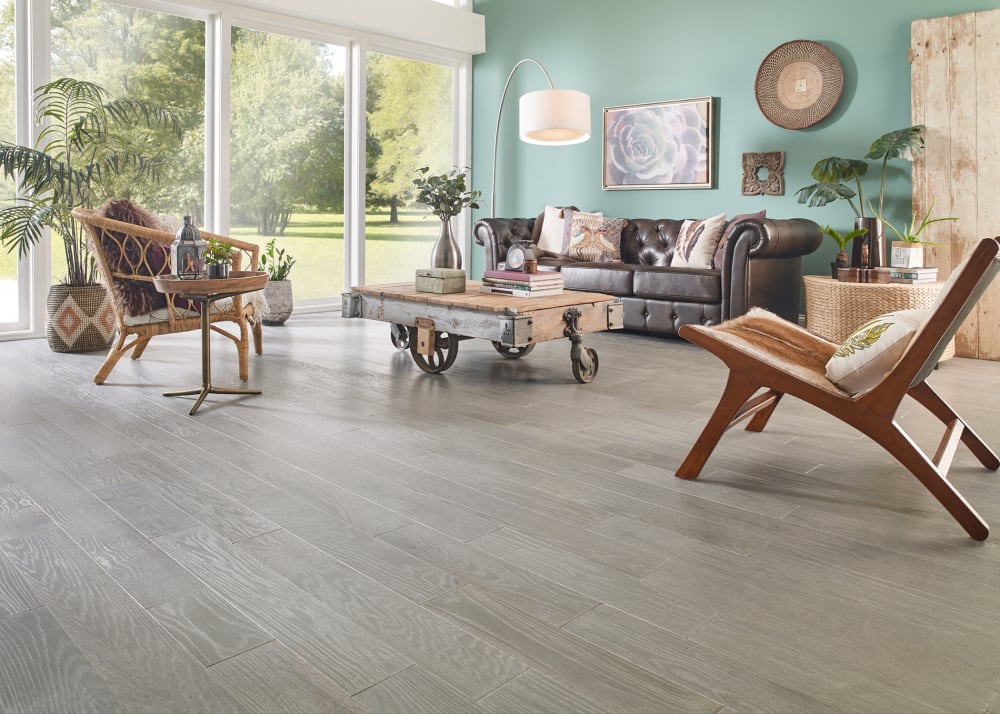 3/4 in. x 5 in. Cashmere Gray Oak Solid Hardwood Flooring