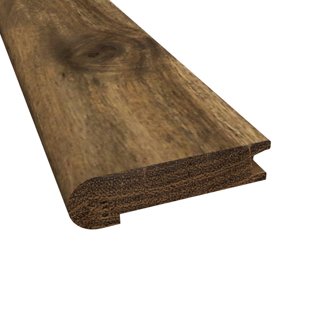 Prefinished Distressed Bar Harbor Acacia Hardwood 3/4 in thick x 3.125 in wide x 78 in Length Stair